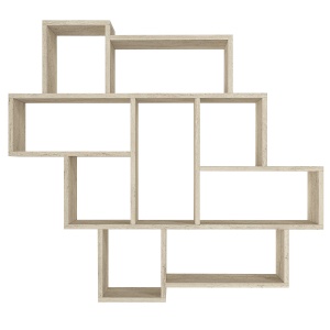 Etajera De Perete, Smart Display, UnicUtil, 115.5 x 14.5 x 103.5 cm, Crem, UUETA45 - Img 5