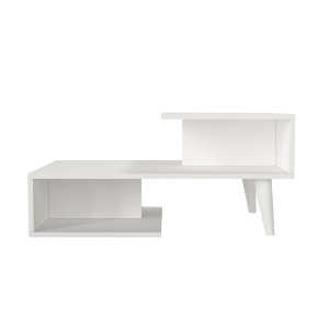 Masa De Cafea, Dynamic Edge, UnicUtil, 90 x 60 x 43.6 cm, Alb, UUMC26 - Img 4
