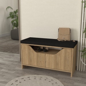Pantofar Gerton din pal melaminat, soluție practică și elegantă pentru organizarea încălțămintei, 90 x 35 x 52.3 cm