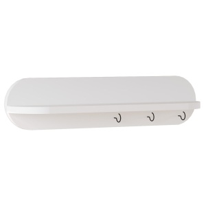 Raft de perete Alb 60x11x14 cm, PAL melaminat, Novion 2, UnicUtilY - Img 2
