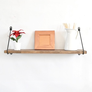Raft perete, Oak Ridge, UnicUtil, 60 x 20 x 14 cm, Nuc Negru - Img 8