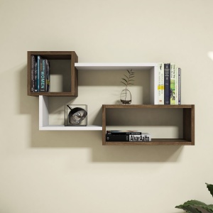 Rafturi perete, Classic Base, UnicUtil, 90 x 51 x 20 cm, Alb Nuc - Img 4