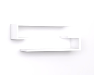 Rafturi perete, Classic Form, UnicUtil, 60 x 15 x 19 cm, Alb - Img 3