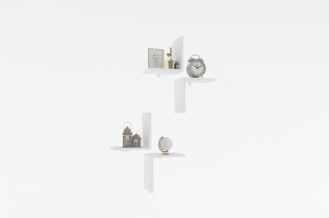 Rafturi perete, Elegant Build, UnicUtil, 28 x 31 x 19 cm, Alb - Img 2