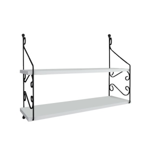Rafturi perete, Minimal Style, UnicUtil, 72 x 51 x 20 cm, Alb - Img 2