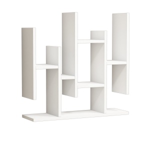Rafturi perete, Pure Craft, UnicUtil, 70 x 68 x 19 cm, Alb - Img 3