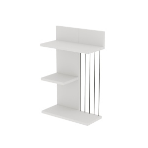 Rafturi perete, Simple Form, UnicUtil, 40 x 60 x 19 cm, Alb - Img 5