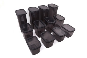 Set 12 recipiente alimentare , UnicUtil, Versatile Premium, Antracit - Img 4