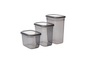 Set 15 recipiente alimentare , UnicUtil, Lightweight Sturdy, Antracit - Img 7