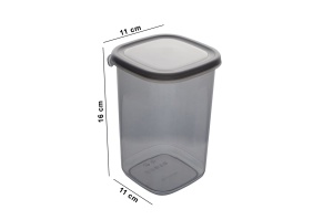 Set 6 recipiente alimentare , UnicUtil, Compact Sturdy, Antracit - Img 6