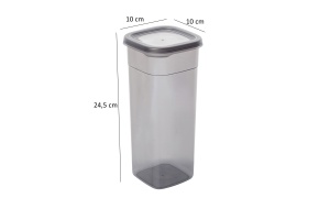 Set 6 recipiente alimentare , UnicUtil, Spacious Modern, Antracit - Img 3