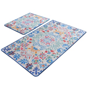 Set covorase baie 2 piese, Deluxe Soft, UnicUtil, Multicolor - Img 2