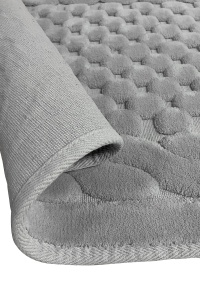 Set covorase baie 2 piese, Elegant Design, UnicUtil, Gri - Img 4