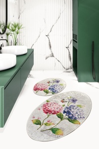 Set covorase baie 2 piese, Modern Look, UnicUtil, Multicolor