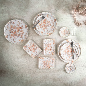 Set Farfurii (30 Bucati), Spark flame, UnicUtil, Culoarea Multicolor - Img 2