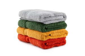 Set prosoape de mana 4 bucati, Comfort Plush, UnicUtil, Portocaliu - Img 1