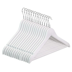 Umerase lemn unic hangers din lemn de artar, Alb, UUUM12, 1 bucata - Img 3