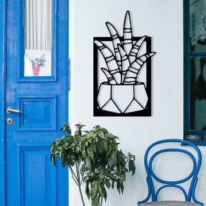 Accesorii Metalice Perete, Wave grove, UnicUtil, Culoarea Negru - Img 2
