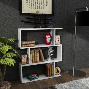 Biblioteca, Frame Harmony, UnicUtil, 80 x 22 x 95.7 cm, Alb - Img 5