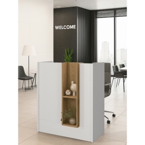 Birou recepție, Bonveno Front Desk, UnicUtil, Alb-Bej - Img 3