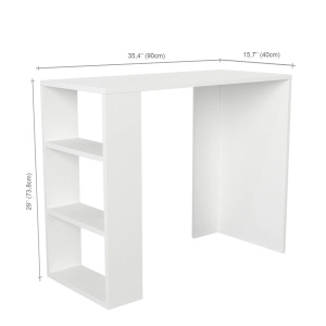 Birou Simplu, Design Modern, UnicUtil, 90 x 40 x 73.8 cm, Gri Antracit, UUDESK35 - Img 6