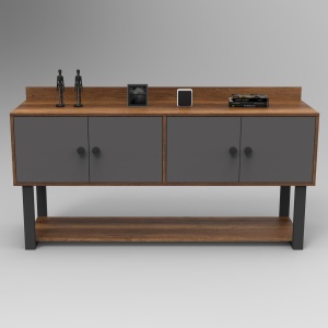Consola UnicUtil Nuc - Gri Antracit 180 x 53.8 x 93.2 cm - Img 2