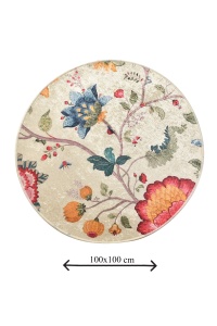 Covoras de baie, Sophisticated Texture, 100 cm, UnicUtil, Multicolor - Img 3