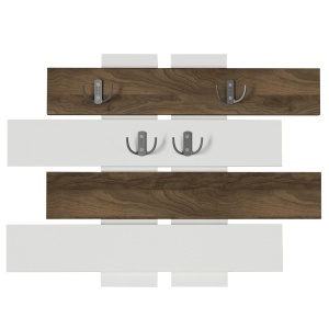 Cuier, Bold Hooks, UnicUtil, 80 x 60 cm, Alb-Maro, UUORG24 - Img 4
