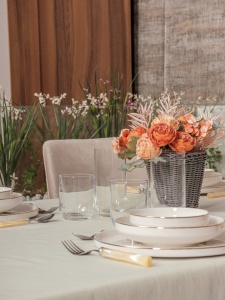 Fata de masa, Elegant Design, UnicUtil, Cream - Img 3