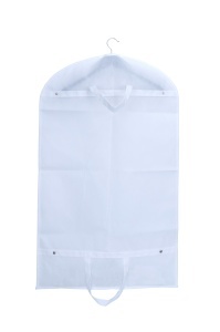 Husa pentru costum, cu maner, din material netesut, Polipropilenă, 60 x 130 cm, Alb, UUHH04 - Img 1