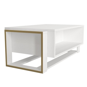 Masa de cafea UnicUtil Luxury Editon, 106 x 60 x 41 cm, Alb - Img 6
