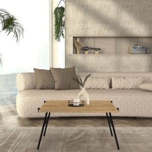 Măsuță de cafea Seramis din pal melaminat, stil compact și funcțional pentru living, 72 x 59.6 x 39 cm - Img 6