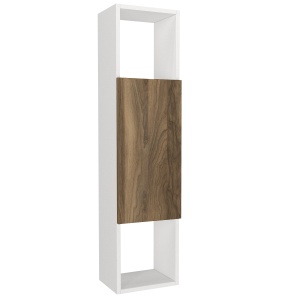 Raft Etajera De Perete, Nordic Elegance, UnicUtil, 29.5 x 22 x 120 cm, Alb-Maro, UUETA42 - Img 7