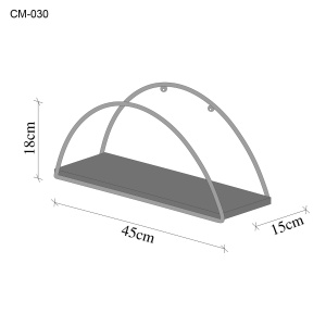 Raft, Stylish Grand, UnicUtil, 41 x 17 x 16 cm, Auriu - Maro - Img 1