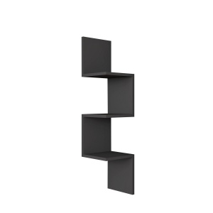 Rafturi perete, Simple Form, UnicUtil, 105 x 25 x 25 cm, Gri - Img 5