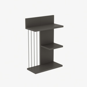 Rafturi perete, Simple Shelf, UnicUtil, 40 x 60 x 19 cm, Gri - Img 6