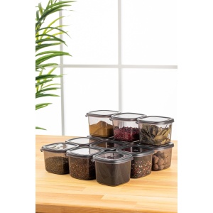 Set 12 recipiente alimentare , UnicUtil, Durable Modern, Antracit - Img 6