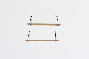 Set 2 Rafturi Modern, Bold Shelf, UnicUtil, 60 x 12 x 12 cm, Stejar - Img 2