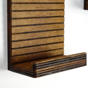 Set 2 Rafturi perete, Premium Frame, UnicUtil, 13 x 13 x 7 cm, Nuc - Img 5