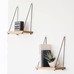 Set 2 Rafturi perete, Vintage Line, UnicUtil, 40 x 50 x 13 cm, Nuc - Img 1