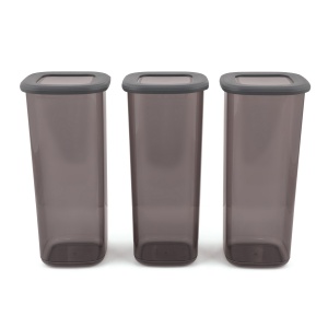 Set 3 recipiente alimentare , UnicUtil, Lightweight Durable, Antracit - Img 6