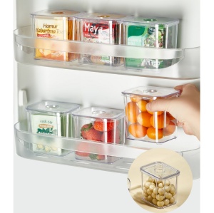 Set 6 caserole plastic , UnicUtil, Versatile Stylish, Transparent - Img 1