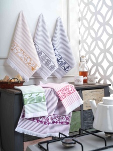 Set de prosoape 6 bucati, Premium Feel, UnicUtil, Multicolor - Img 1