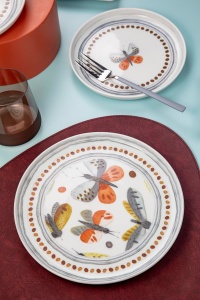 Set Farfurii (18 Bucati), Shell items, UnicUtil, Culoarea Multicolor - Img 2