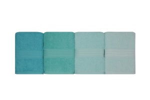 Set prosoape de mana 4 bucati, Elegant Design, UnicUtil, Verde, Sea Verde - Img 3