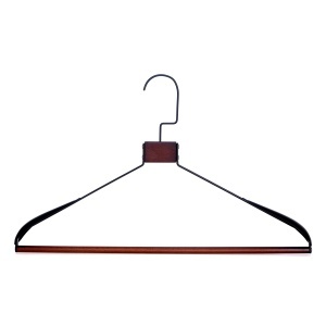 Umeraș de lux din metal negru vintage cu cârlig rotativ, umeri lați și design modern, 1 bucata - Img 4
