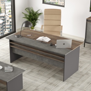 Birou executiv UnicUtil Maro - Gri Antracit 180 x 89.5 x 75 cm