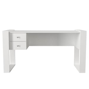Birou Spațios, Urban Workspace, UnicUtil, 155 x 60 x 72 cm, Alb, UUDESK02 - Img 8