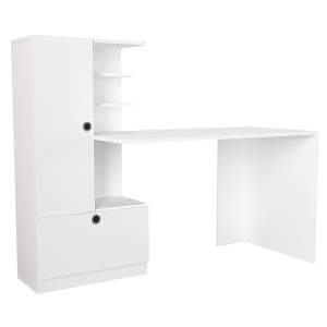 Birou, WhiteEdge Design, UnicUtil, 149.5 x 60 x 120 cm, Alb - Img 8