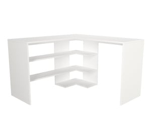 Biroul Multifuncțional, Modern Workspace, UnicUtil, 120 x 45 x 73.8 cm, Alb, UUDESK04 - Img 4